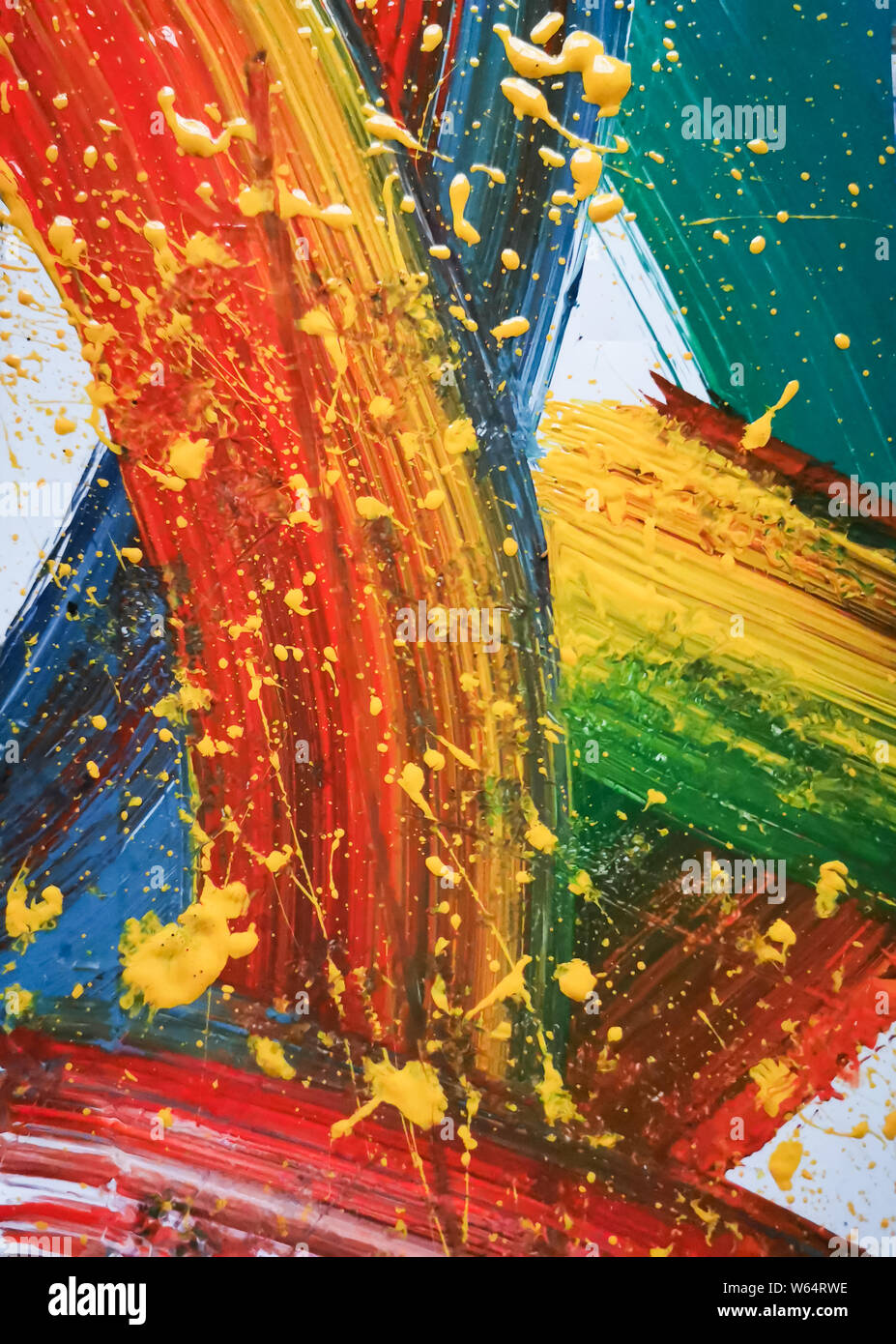 The abstract contemporary art. bright acrylic painting for background