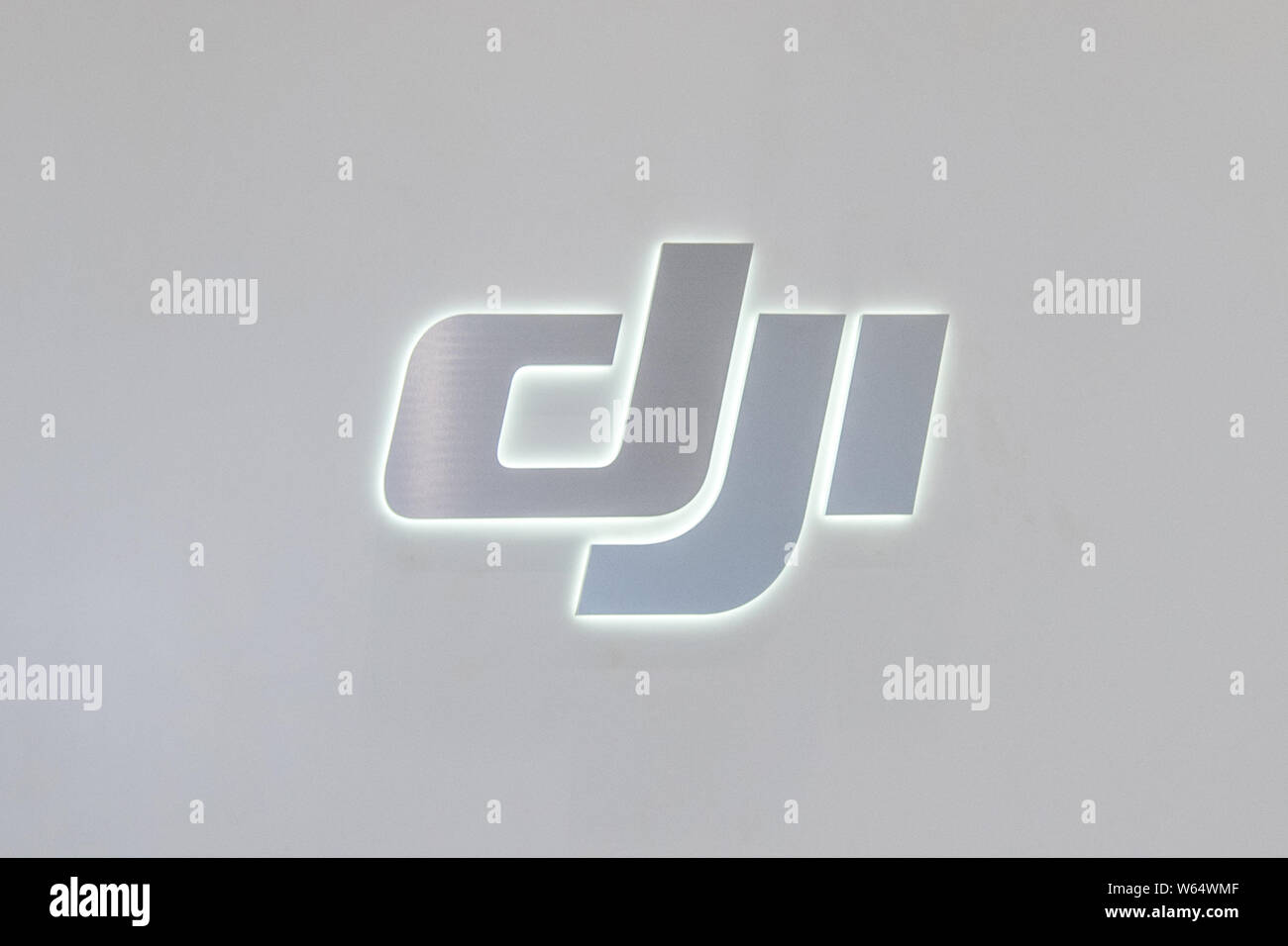 FILE--View of a logo of Chinese mainland tech titan Dajiang Innovations  Technology Co (DJI) in Shenzhen city, south China's Guangdong province, 24  J Stock Photo - Alamy