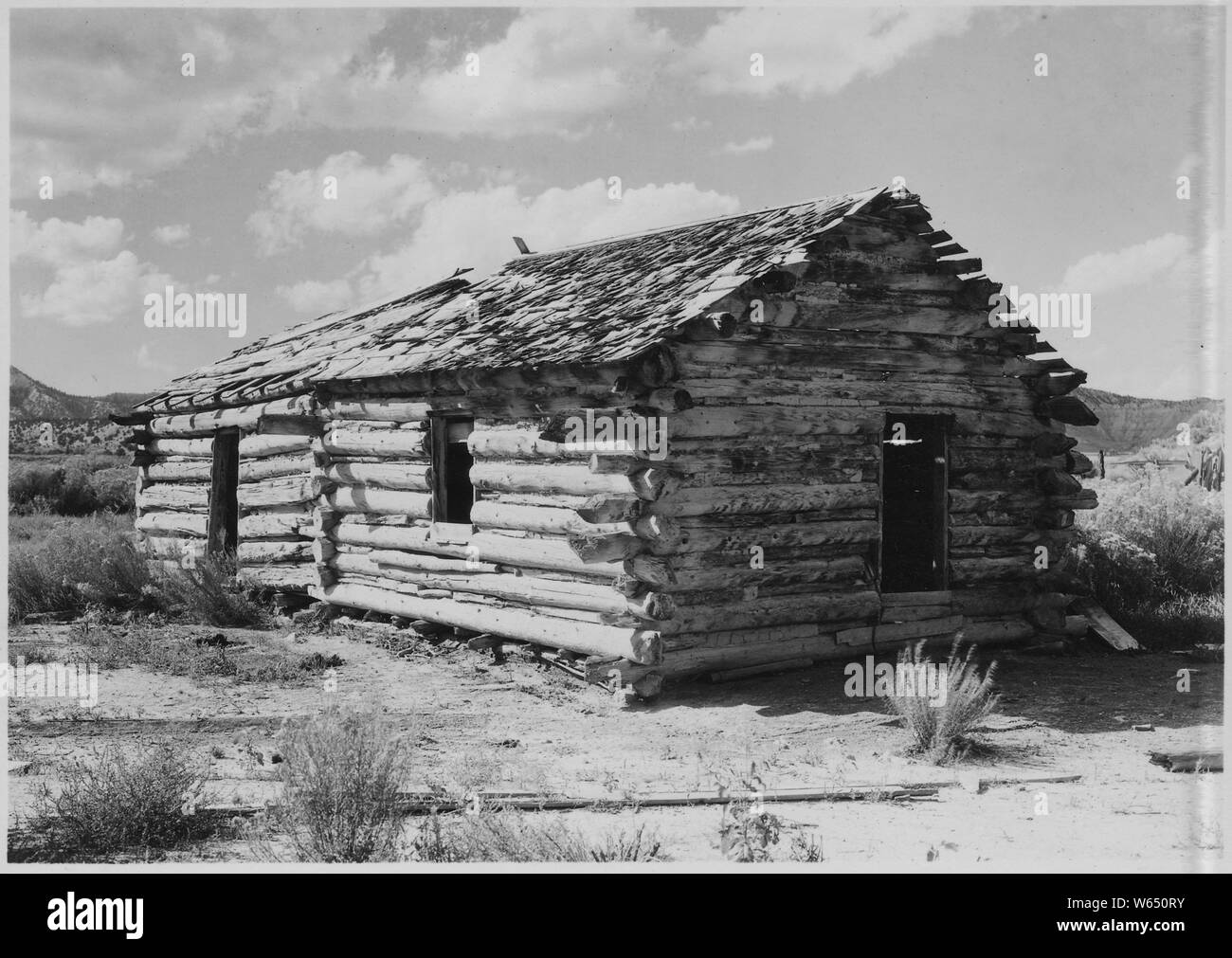 Early home of Ebenezer Bryce for whom Bryce Canyon was named. Two miles