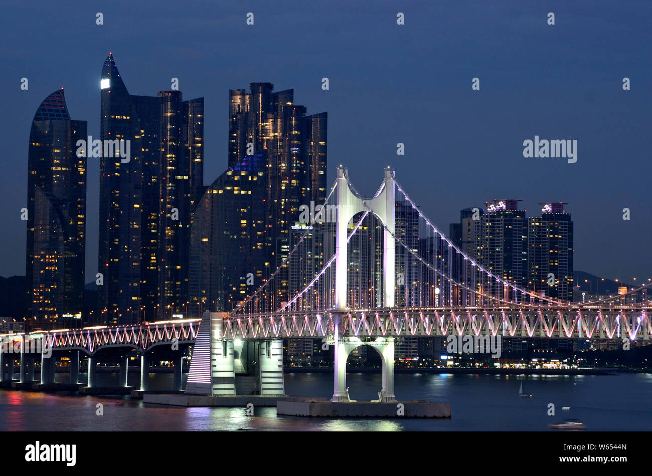 The Gwangandaegyo or Diamond Bridge is a suspension bridge located in
