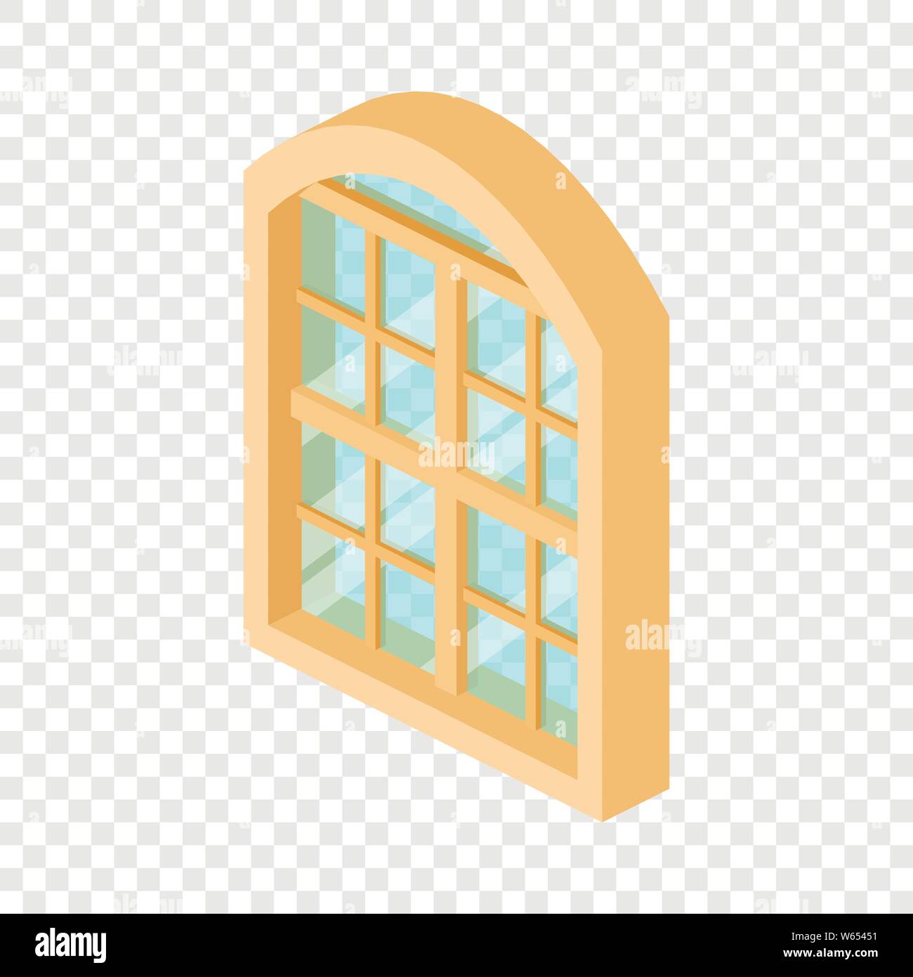 Restaurant window frame icon, isometric 3d style Stock Vector Image ...