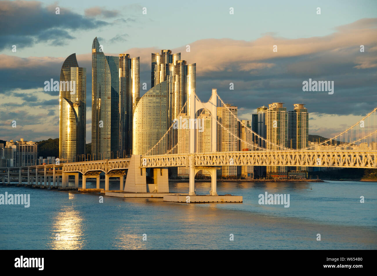 The Gwangandaegyo or Diamond Bridge is a suspension bridge located in