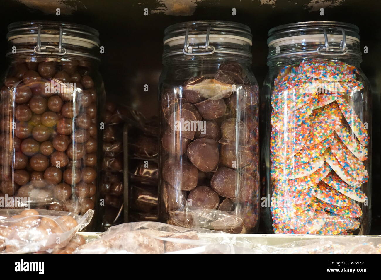 Remarkable sweet shop delicious beautiful various candy confectionery