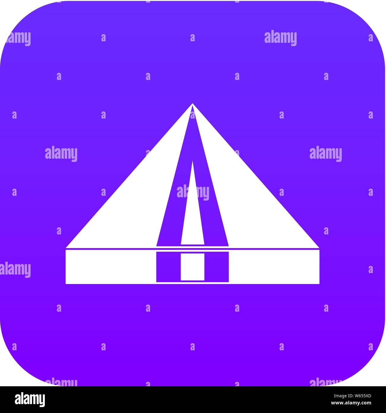 purple camping tent