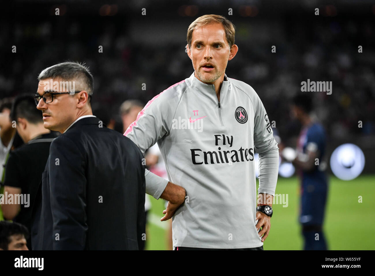 Head Coach Thomas Tuchel Of Paris Saint Germain Reacts As He Watches 