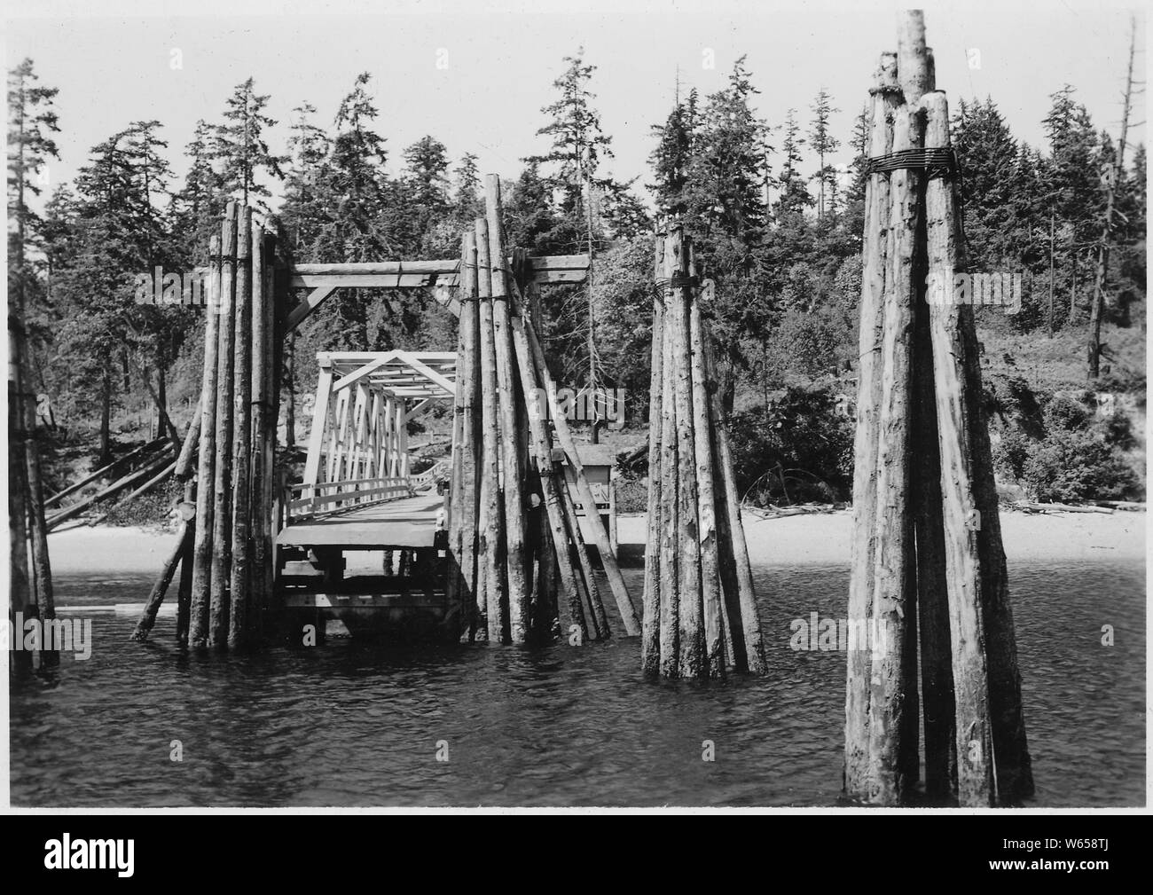 Ferry landing, McNeil Island; Scope and content The photos in the