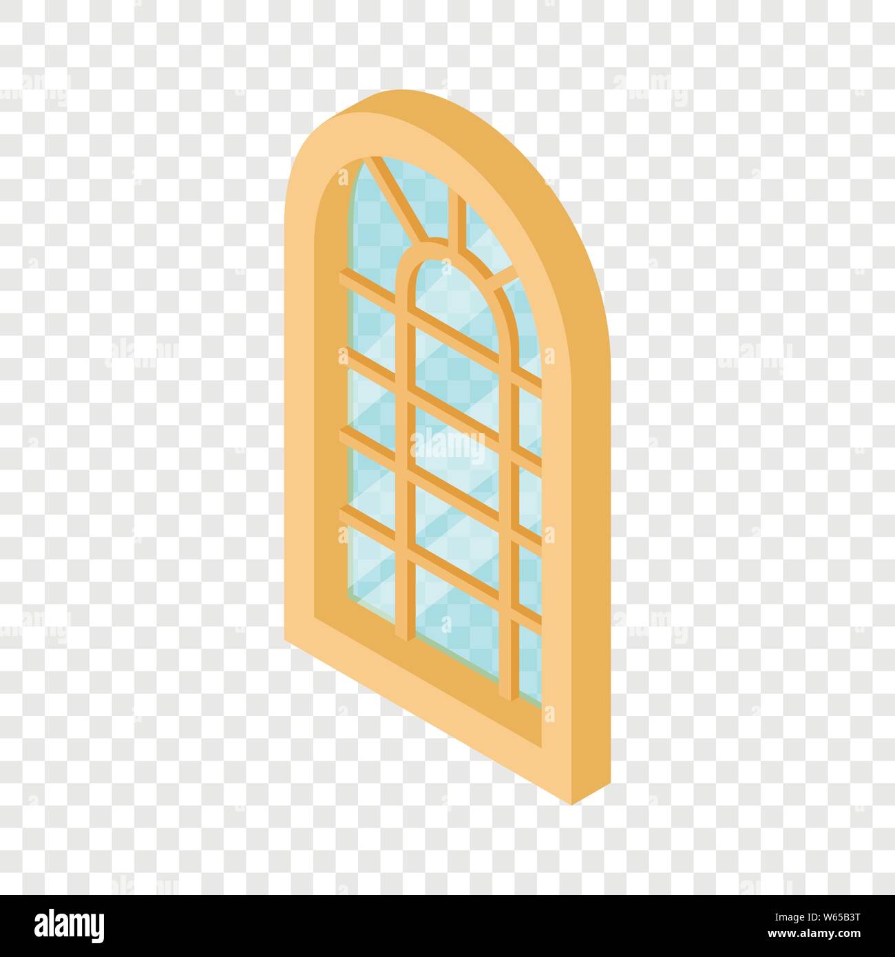 Palace window frame icon, isometric 3d style Stock Vector Image & Art ...