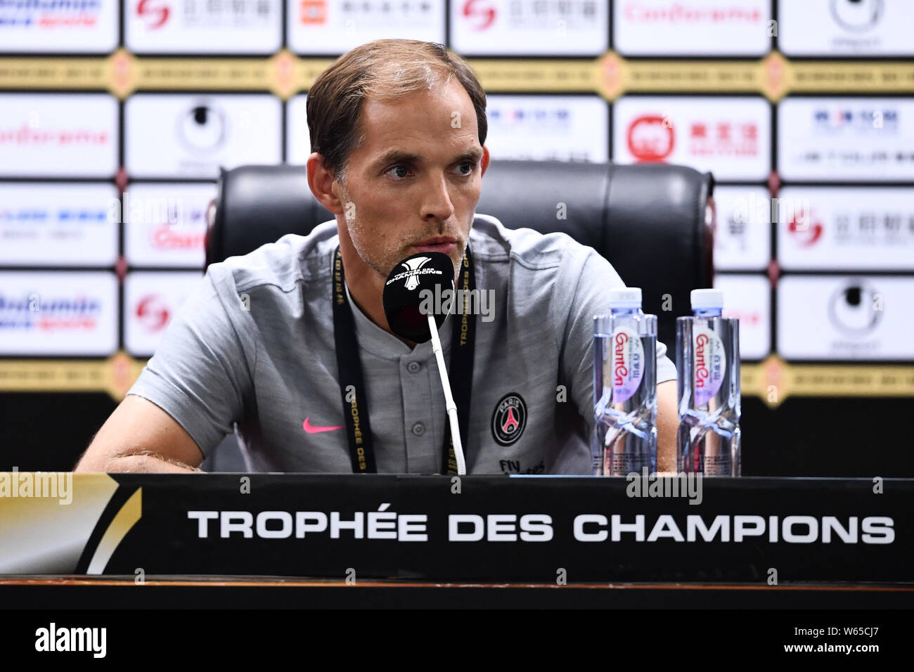 Head Coach Thomas Tuchel Of Paris Saint Germain Attends A Press head-coach-thomas-tuchel-of-paris-saint-germain-attends-a-press
