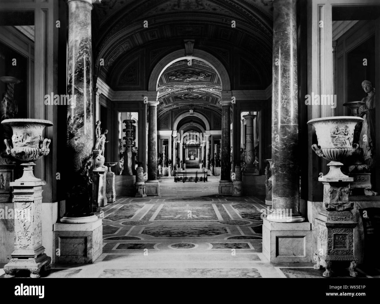 Gallery candelabra vatican hi-res stock photography and images - Alamy
