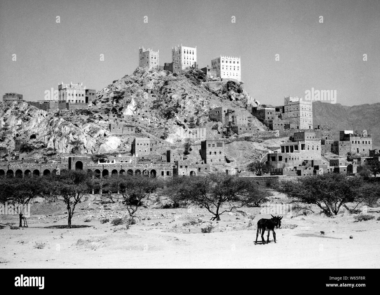 asia, yemen, near aden, 1967 Stock Photo