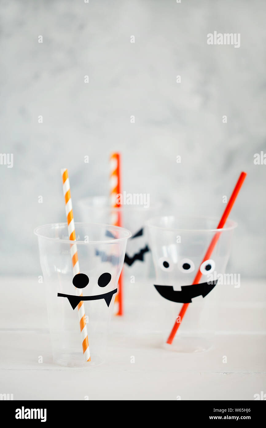 Empty Drink Glass Or Cup For The Halloween Party Decorations For