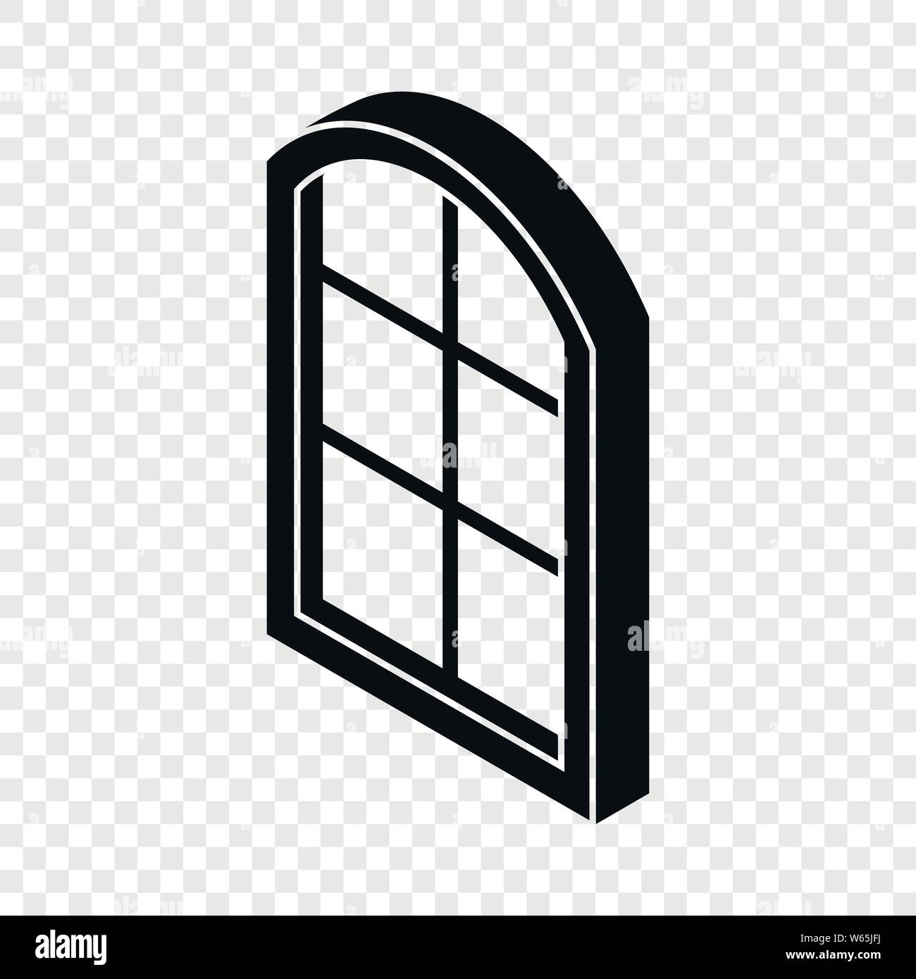 Close window frame icon, simple black style Stock Vector Image & Art