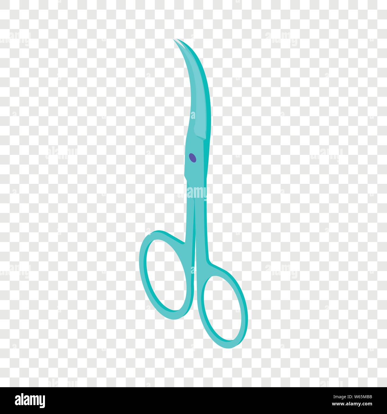 Scissors icon, isometric 3d style Stock Vector