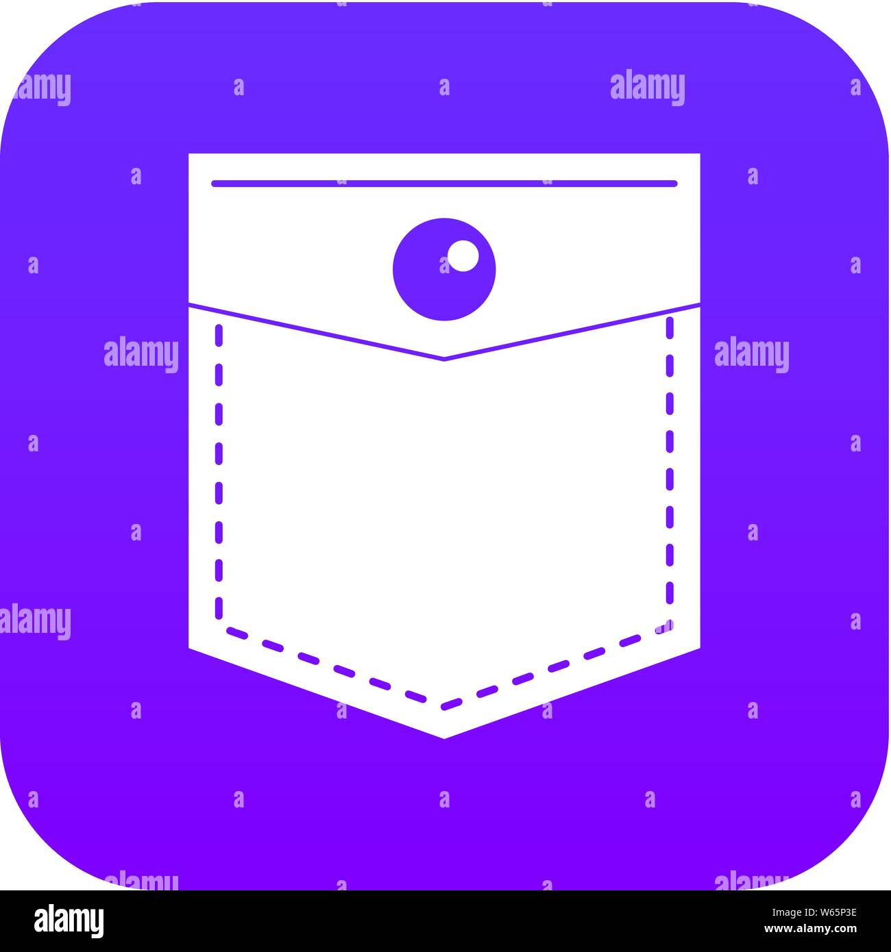 Black pocket symbol icon digital purple Stock Vector Image & Art - Alamy