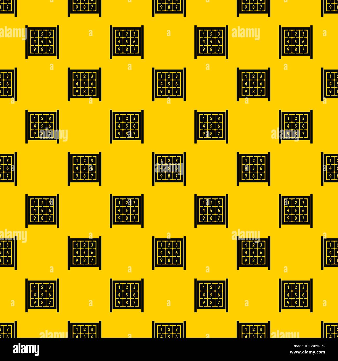 Cubes with numbers on playground pattern vector Stock Vector Image ...