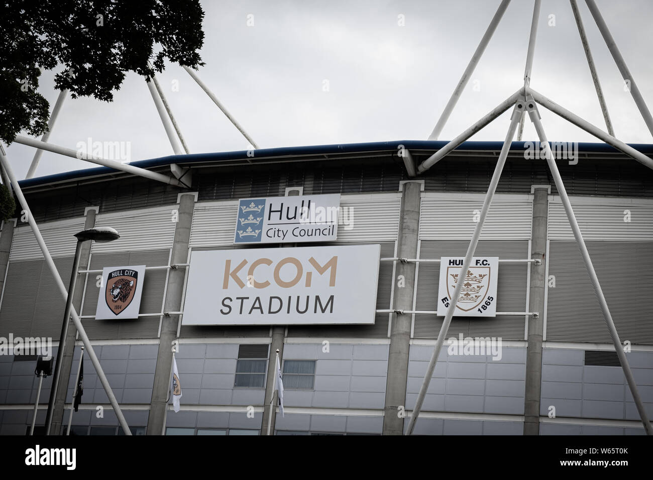 KCOM Stadium, Hull, UK. Home of Hull City English football club and ...