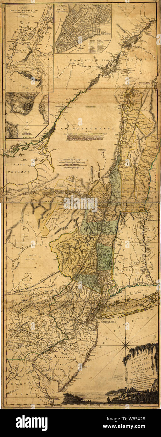 American Revolutionary War Era Maps 1750-1786 936 The provinces of New ...
