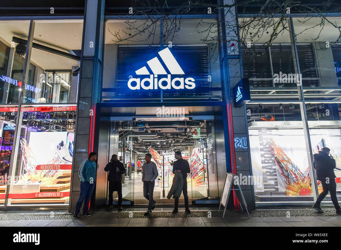 Adidas store logo hi-res stock photography and images - Page 2 - Alamy