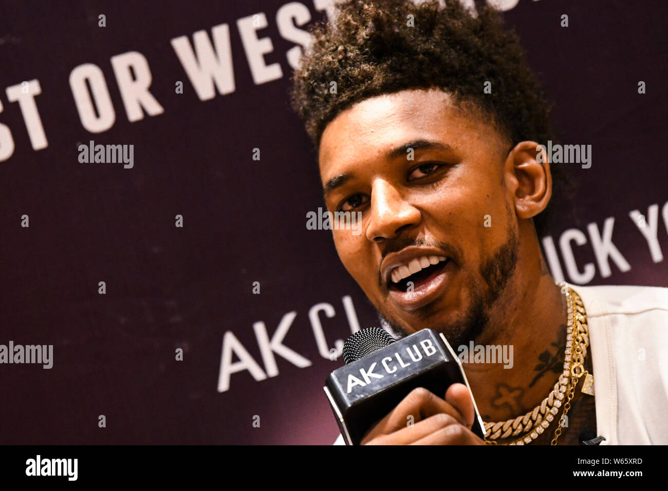 nick young fade haircut