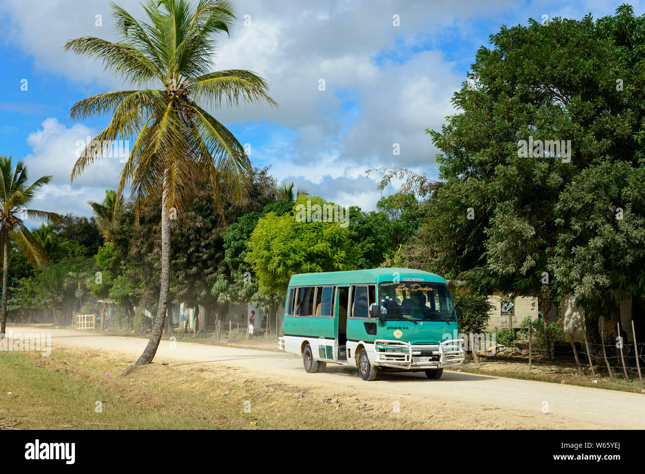 Coach, near San Rafael de Yuma, Dominican Republic, Carribean, America Stock Photo