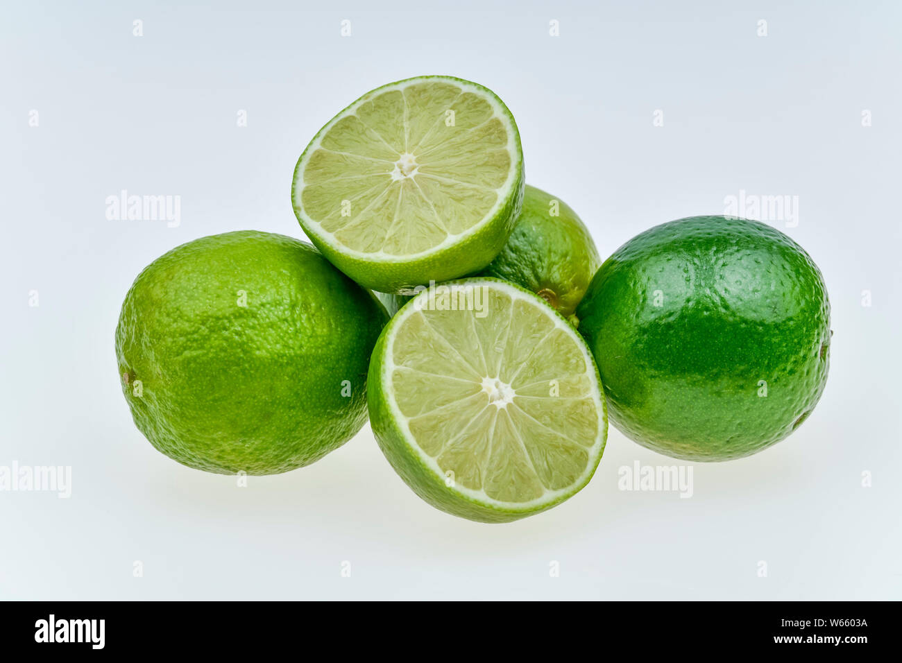 key lime, Citrus aurantifolia Stock Photo Alamy