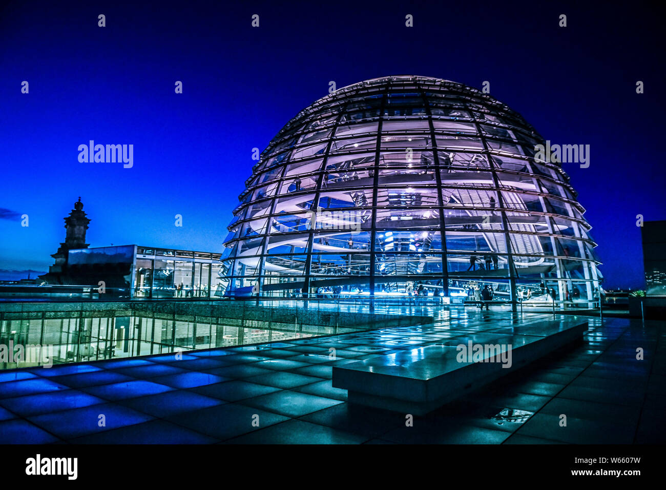 Reichstagskuppel, Tiergarten, Mitte, Berlin, Deutschland Stock Photo