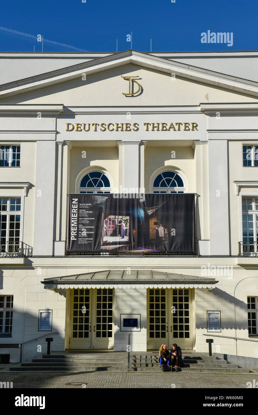 Deutsches Theater, Schumannstrasse, Mitte, Berlin, Deutschland Stock Photo