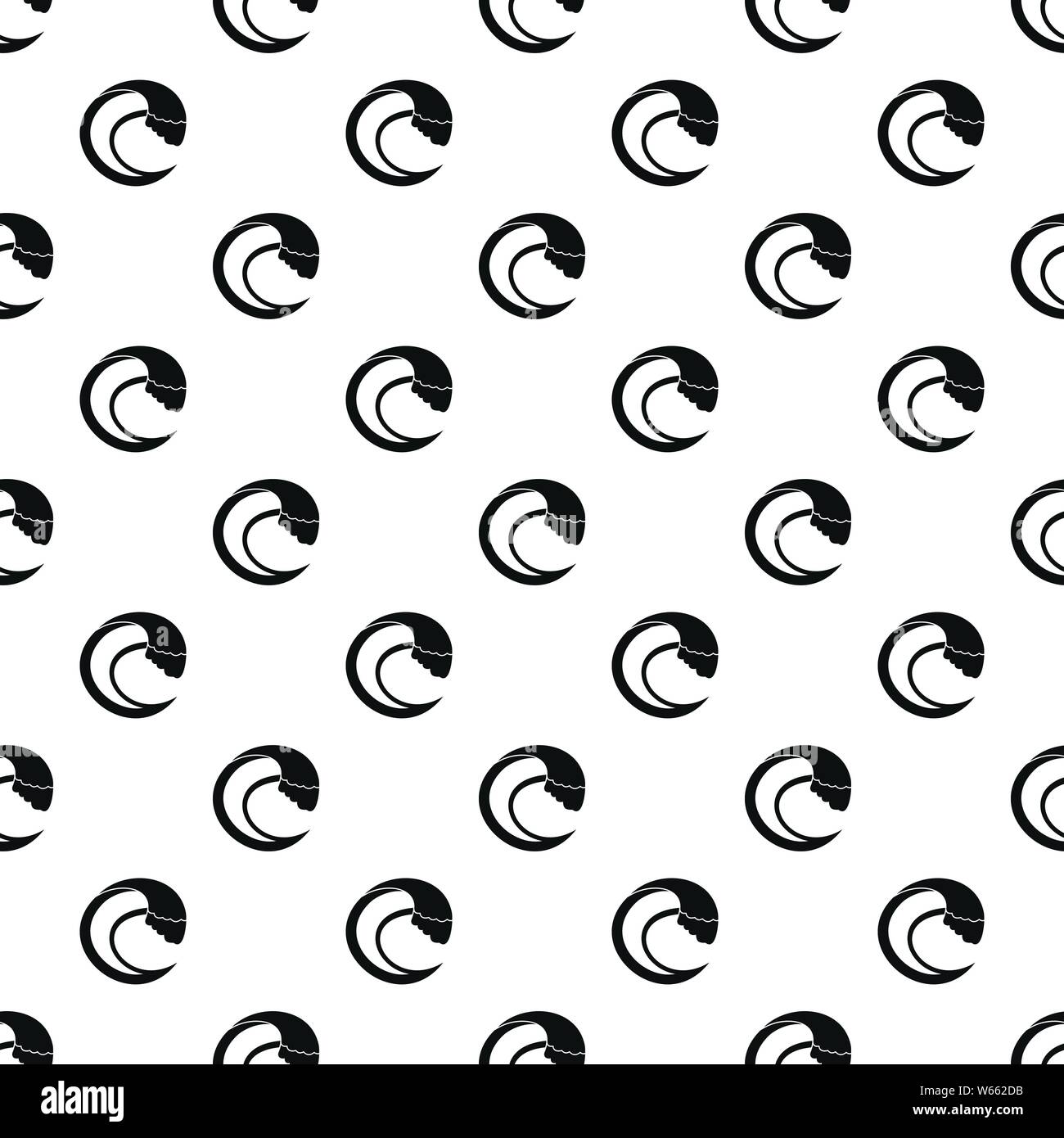Wave aqua pattern seamless vector repeat geometric for any web design ...