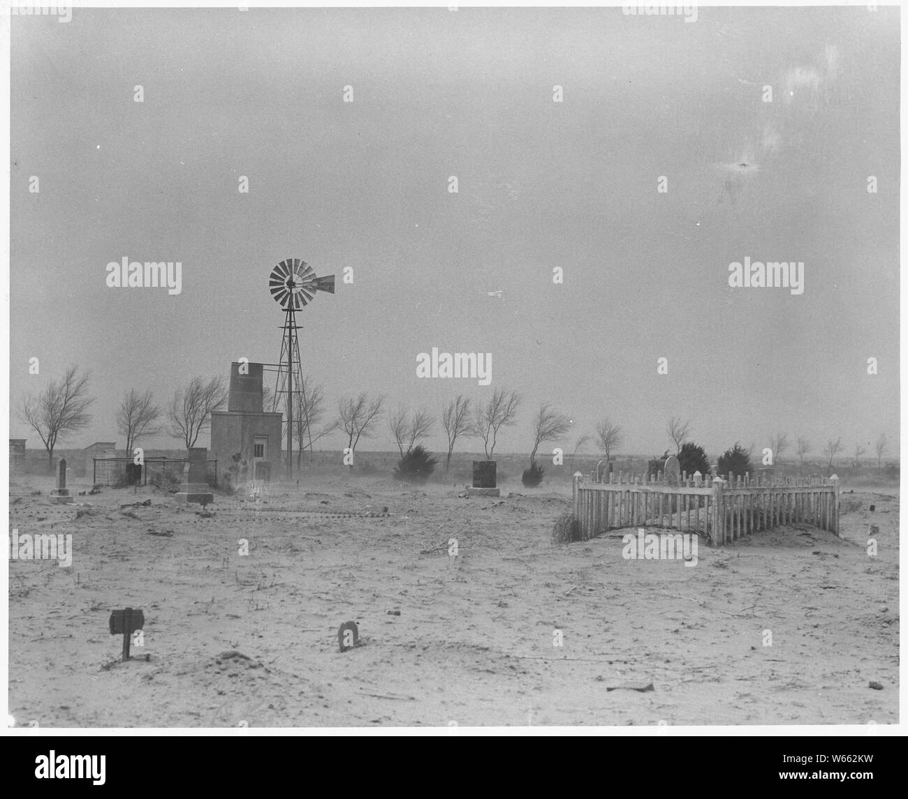 Haskell County, Kansas. Cemetery; Scope and content Full caption reads