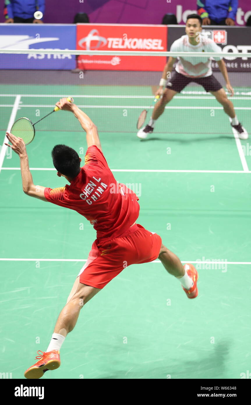 final badminton match