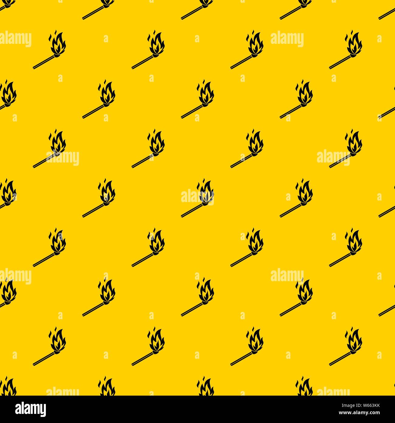 Match flame pattern vector Stock Vector