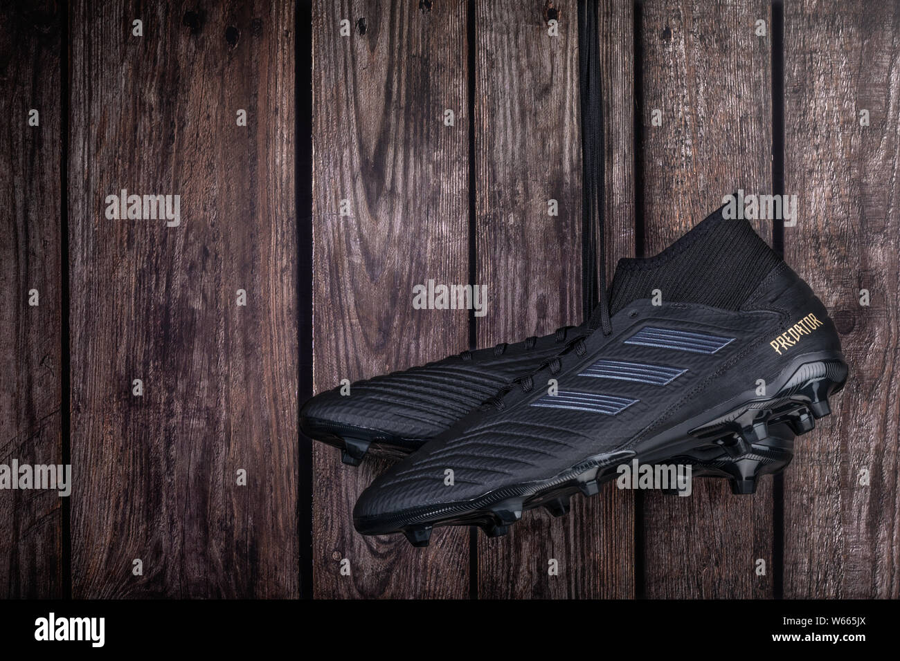 New football boots hi-res stock photography and images - Alamy