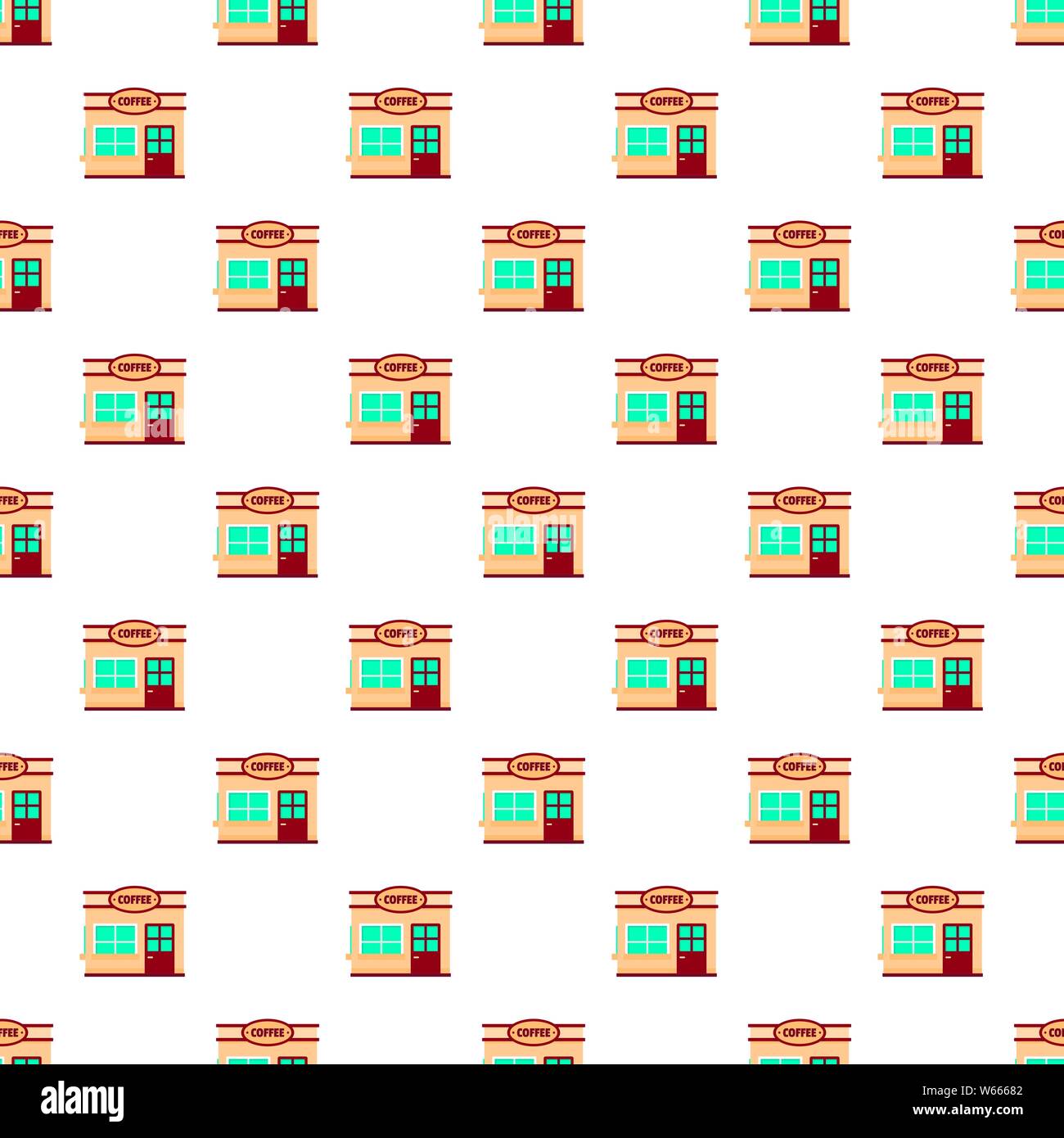 Coffee trade pattern seamless vector repeat for any web design Stock ...
