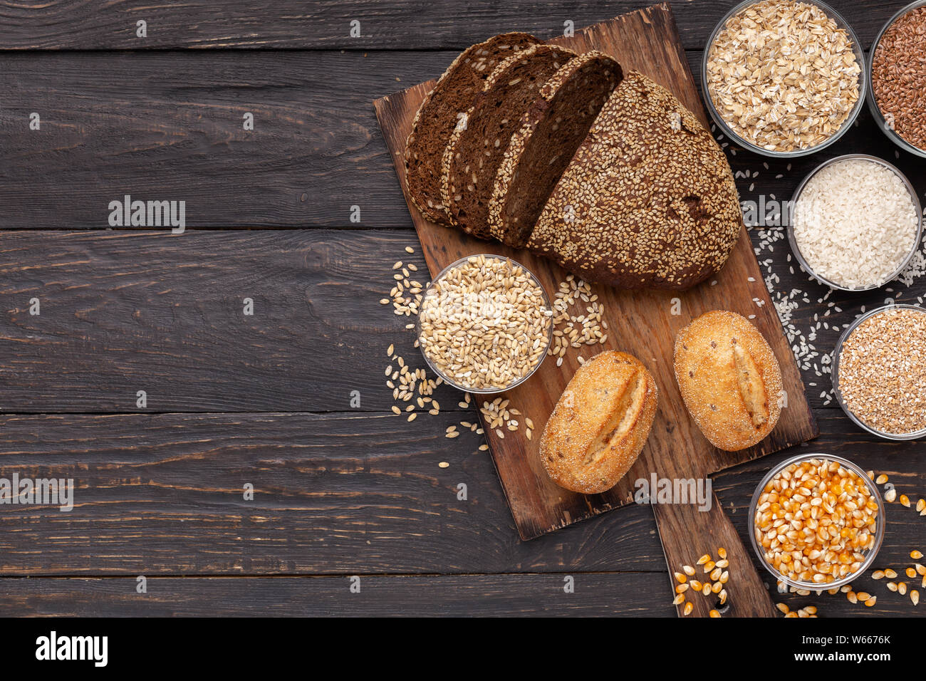 Gluten free grains bread hi res stock photography and images Alamy