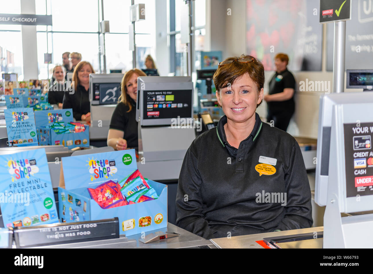 Marks and spencers staff hires stock photography and images Alamy