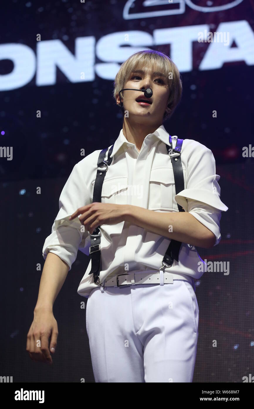 Minhyuk Of South Korean Boy Group Monsta X Performs During The Monsta X World Tour The Connect Concert In Hong Kong China 10 July 18 Stock Photo Alamy Minhyuk Of South Korean Boy Group Monsta X Performs During The Monsta X World Tour The Connect Concert In Hong Kong China 10 July 18 Stock Photo Alamy