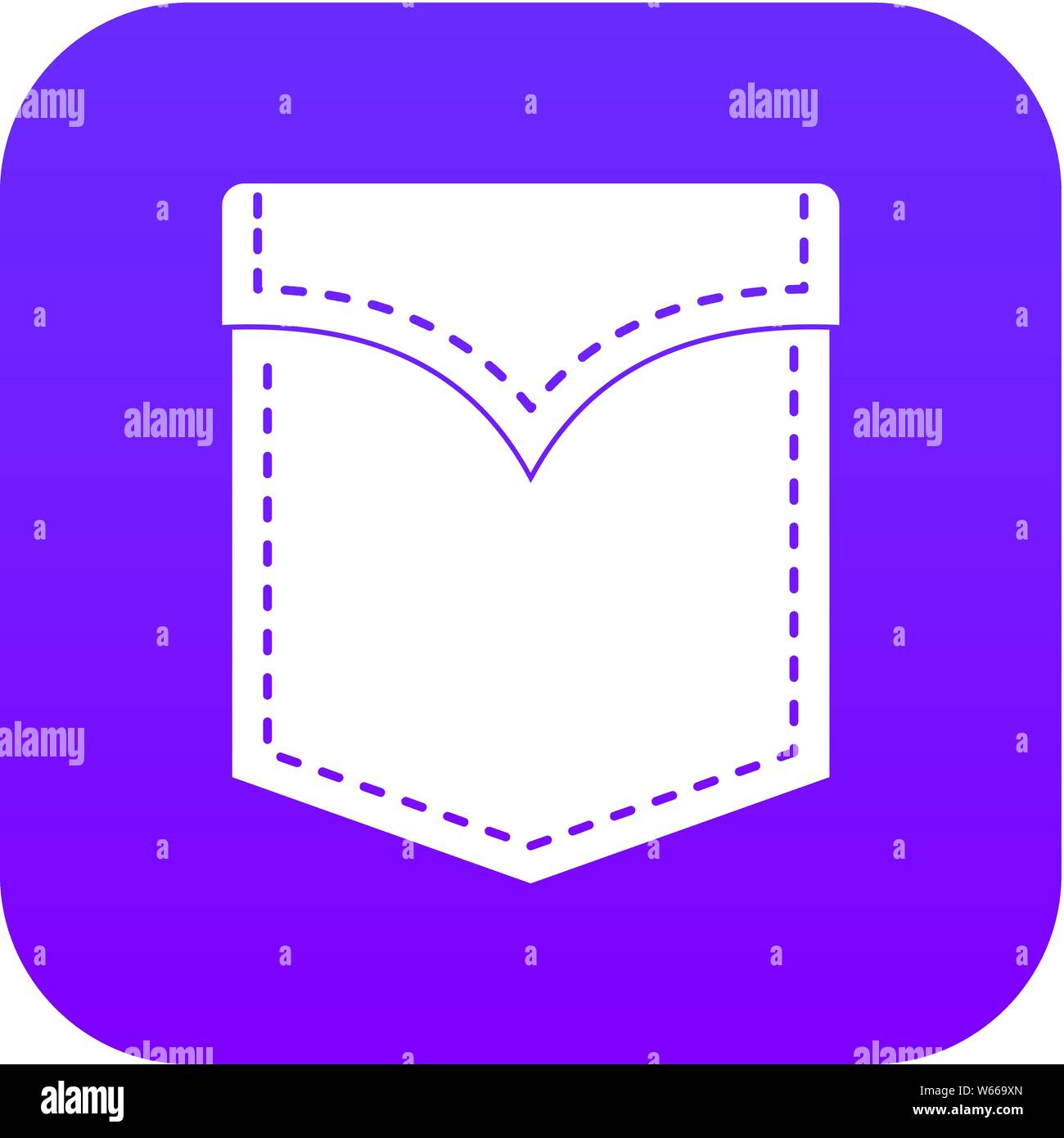 Black valve pocket icon digital purple Stock Vector Image & Art - Alamy