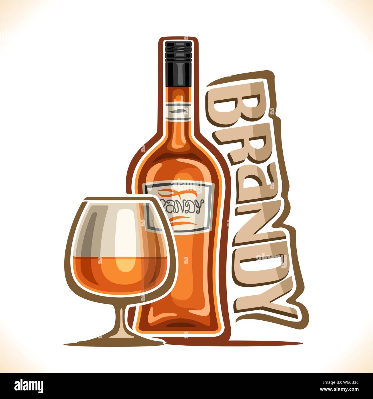 brandy alcohol bottle