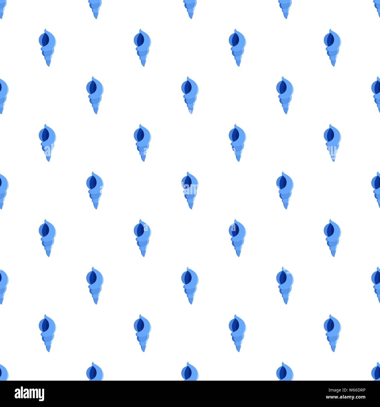 Shell as house pattern seamless vector repeat for any web design Stock ...