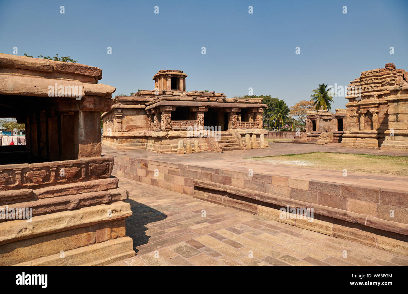 Lad Khan Temple, Aihole, Karnataka, India Stock Photo