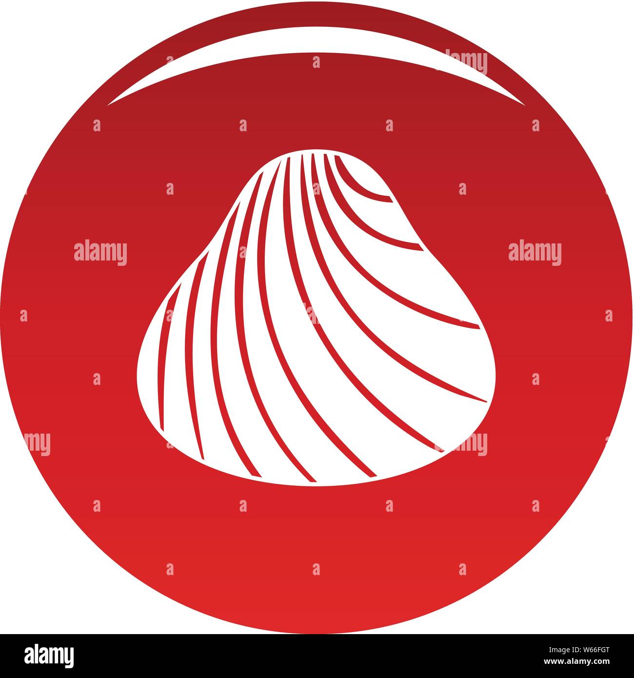 Hard shell icon. Simple illustration of hard shell vector icon for any ...