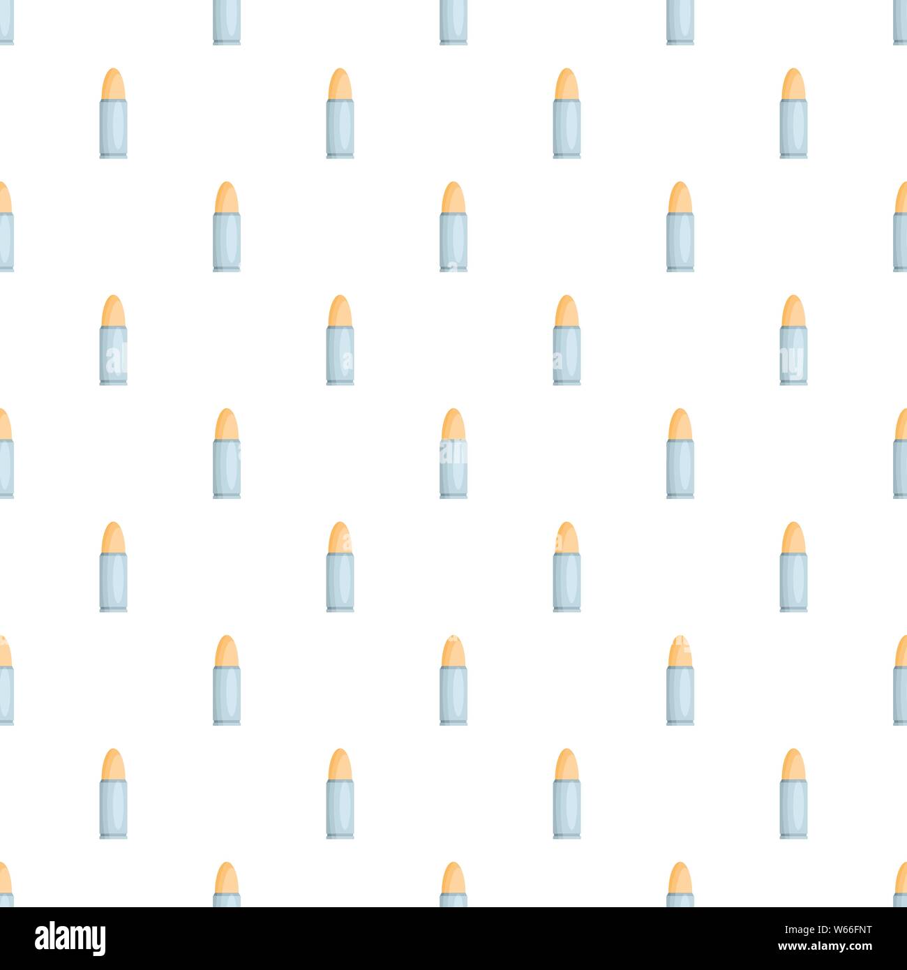 Metal cartridge pattern seamless vector repeat for any web design Stock Vector