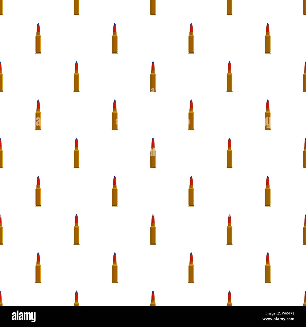 Short cartridge pattern seamless vector repeat for any web design Stock Vector
