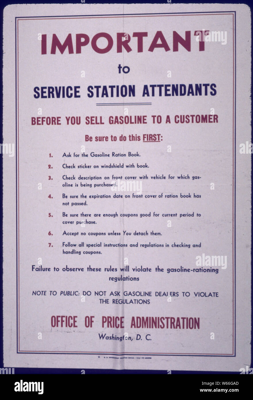 Important to Service Station Attendants Stock Photo Alamy