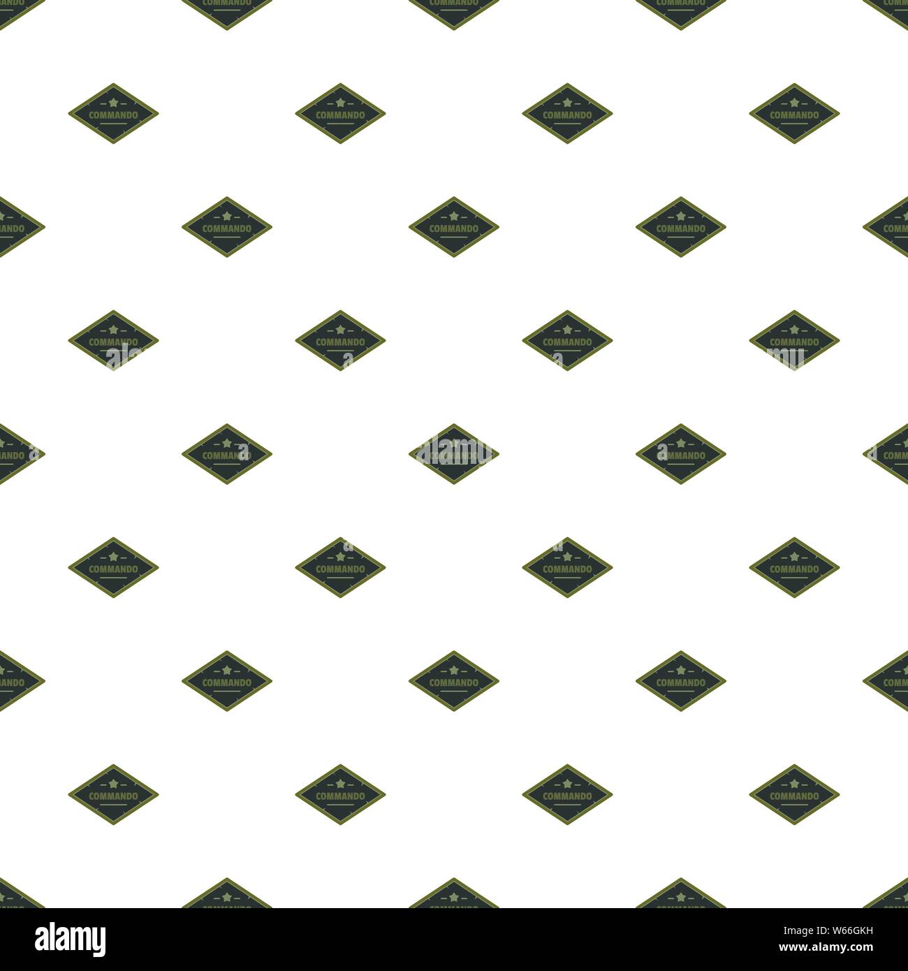 Commando pattern seamless vector repeat for any web design Stock Vector