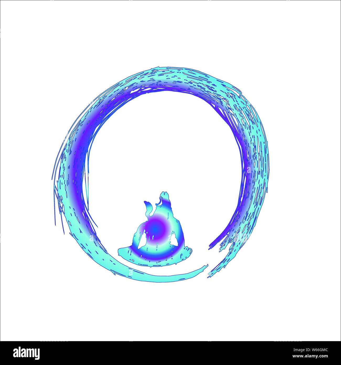 Gradient illustration of shiva in a circle of zen. Tattoo idea Stock Vector Image & Art - Alamy Gradient illustration of shiva in a circle of zen. Tattoo idea Stock Vector Image & Art - Alamy