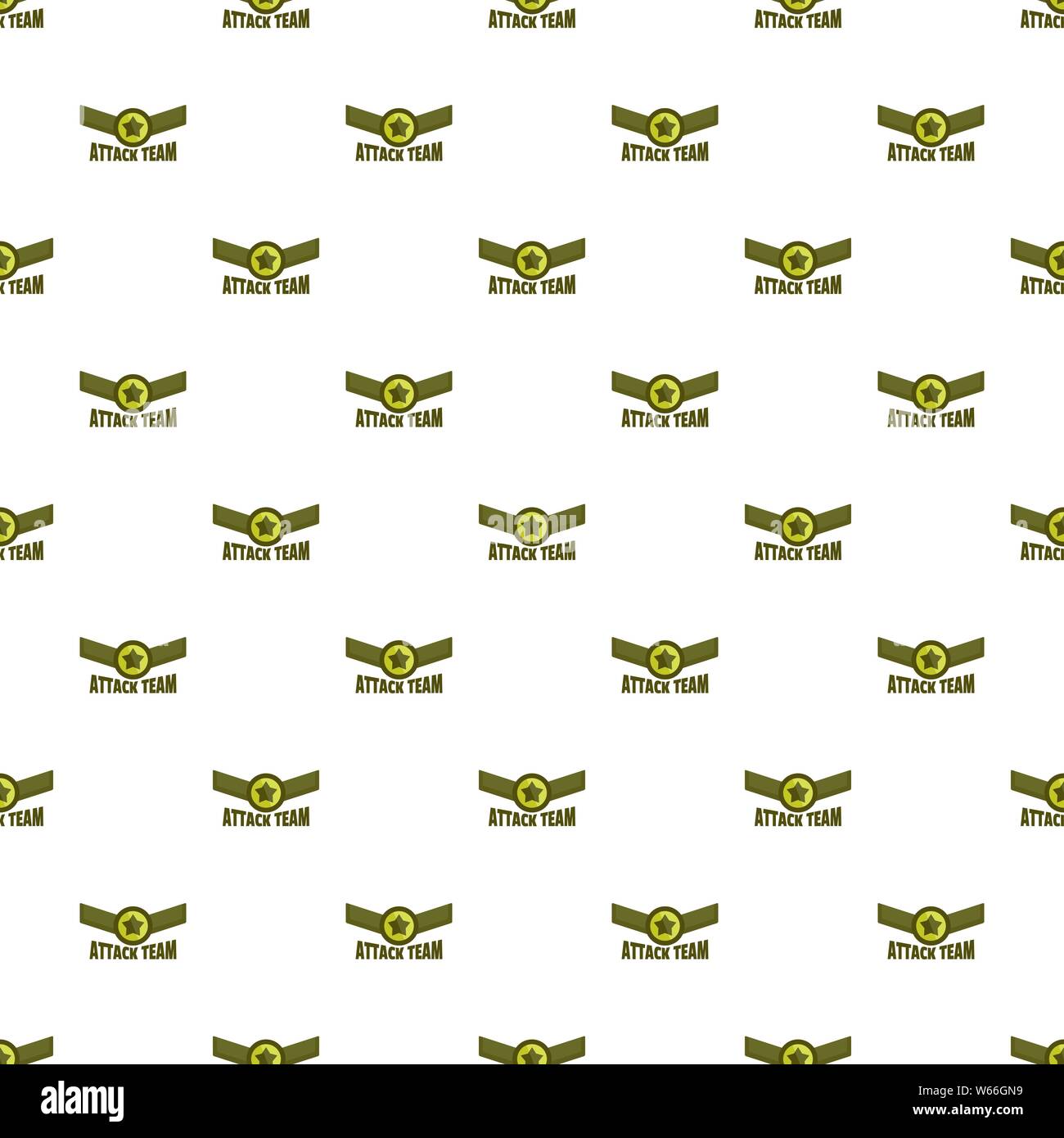 Attack team pattern seamless vector repeat for any web design Stock Vector