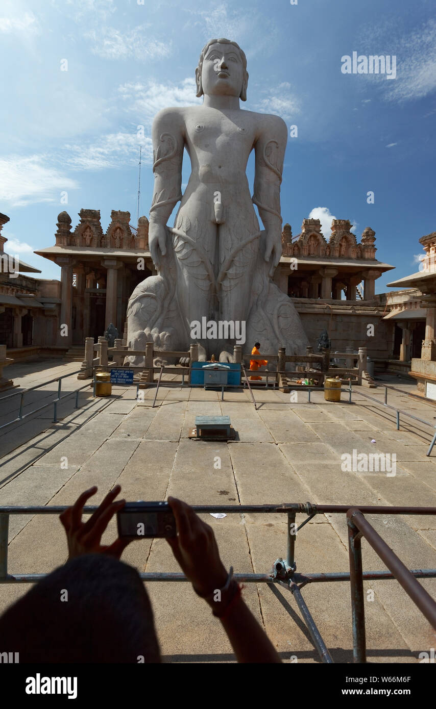 Gomateshwara Bahubali Shravanbelgola, Karnataka, India Stock Photo Alamy
