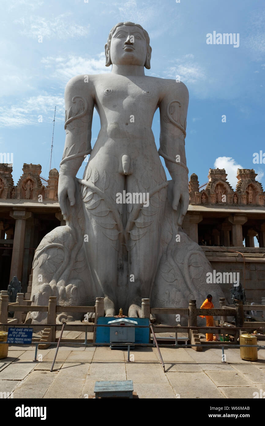 Gomateshwara Bahubali Shravanbelgola, Karnataka, India Stock Photo Alamy