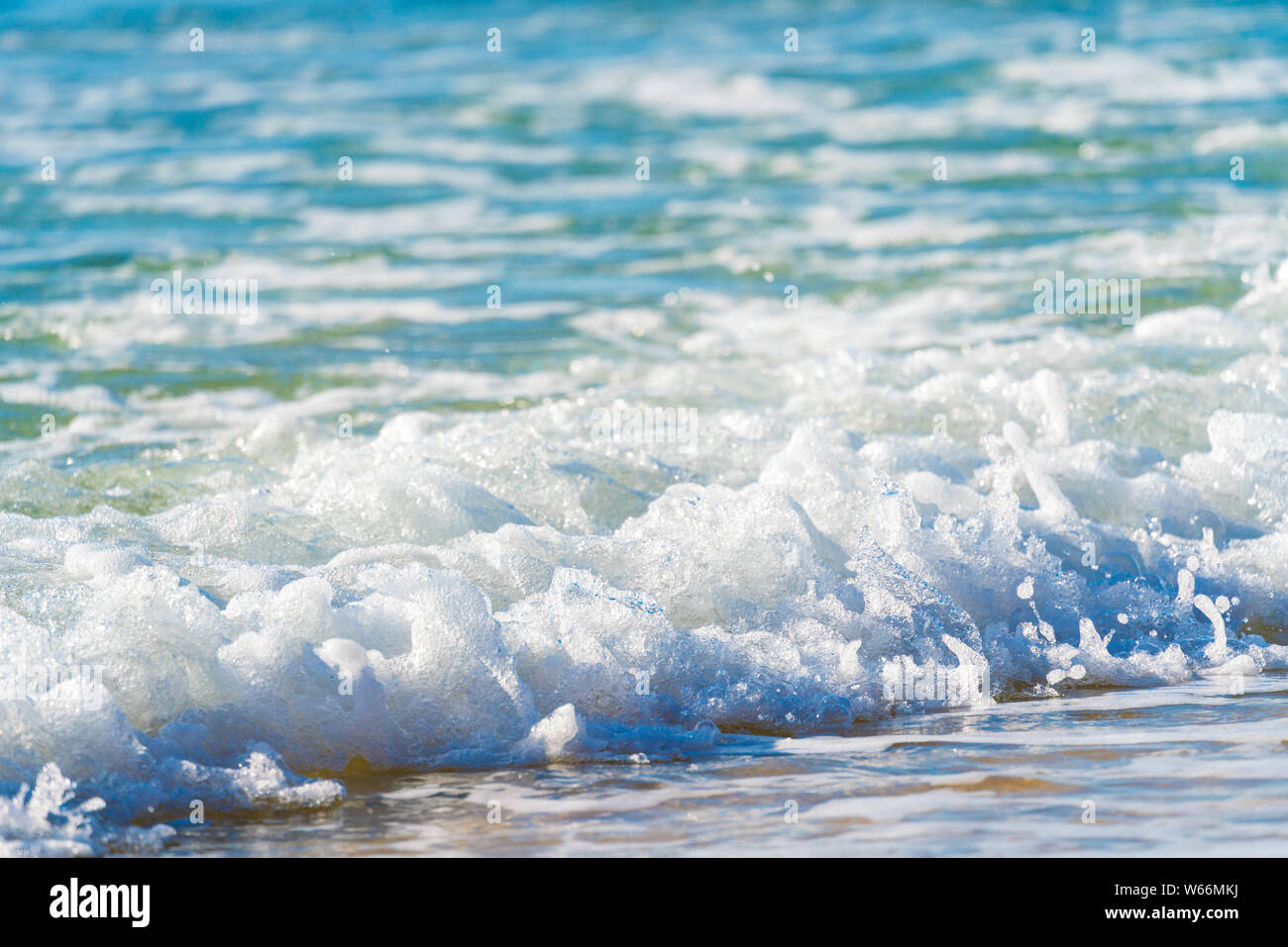 Sea surf on a sandy beach Canary Islands Stock Photo - Alamy